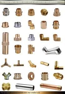 1 Inch Tube Ancient Brass Pipe Fittings