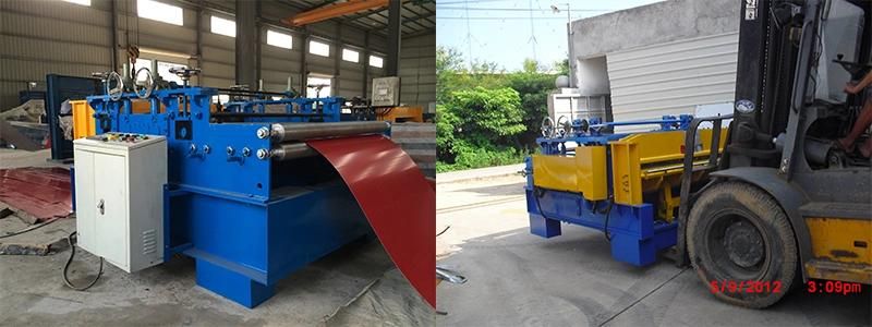 1250mm Metal Flattening Cutting Machine for Aluminium/Steel/Corrper Coils