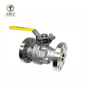 Stainless Steel Two Pieces Cast Pressure Water Valve with Lever