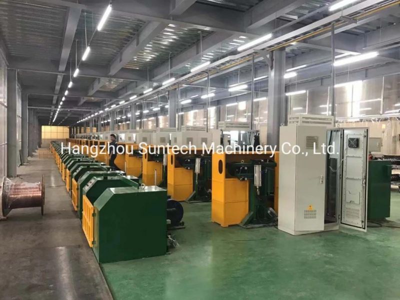 High Speed Single CO2 Welding Cable Wire Drawing Machine Production Line