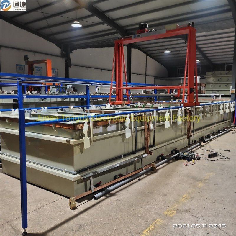 Chrome Plating Line Anodized Aluminum Production Machine Anodizing Aluminum Plant Aluminum Anodizing Equipment Tin/Nickel Plating Machine Rack Zinc Plating