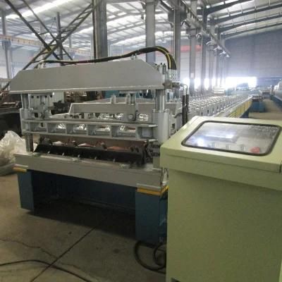 High Efficient Hydraulic Cutting Metal Roof Panel Roll Forming Machine