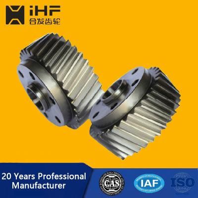 Ihf Light Weight CNC Machine Teeth Gears Metal Steel Helical Gear with Transmission Machinery Parts