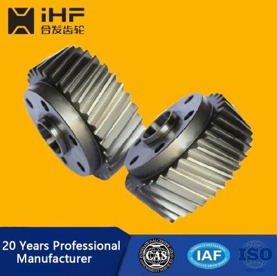 Ihf Light Weight CNC Machine Teeth Gears Metal Steel Helical Gear with Transmission Machinery Parts
