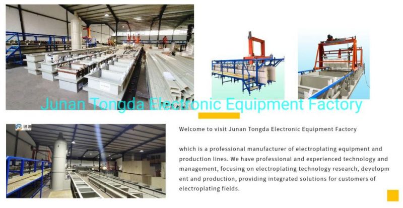 Tongda Automatic Electroplating Machine Copper/Nickel/Chrome Electroplating Line for Sale