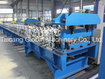 Automatic High Speed PPGI PPGL Steel Roof Deck Metal Decking Roll Forming Machine