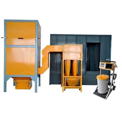 Manual Muti Cyclone Powder Coating Spray Booth