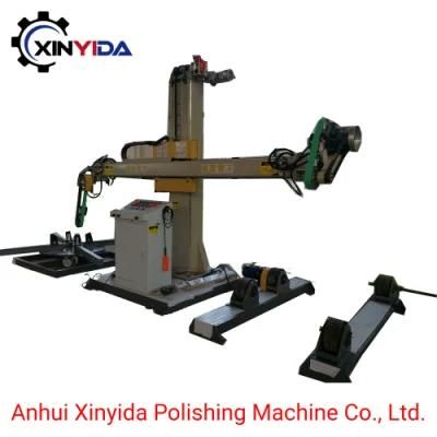 Ce Certificated Automatic Metal Polishing Machine for Internal and External Vessel and Dish Dome Surface Buffing