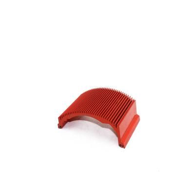 Colored High Precision CNC Machined Anodized Plating Red Aluminum Parts