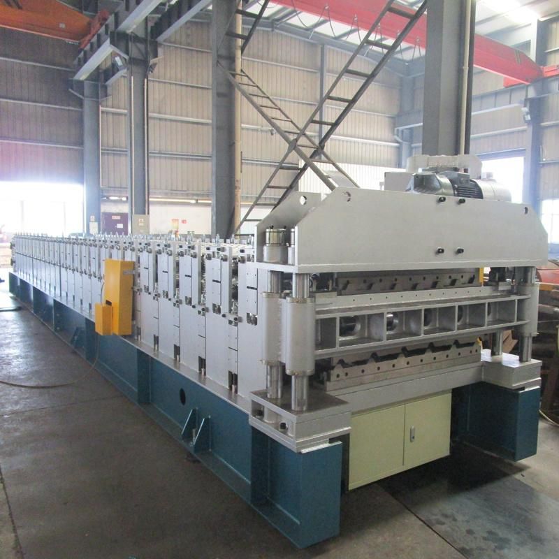 Factory Lifetime Service! PPGI Galvanized PLC Control Double Layer Roll Forming Machine Two in One Double Roof Machine