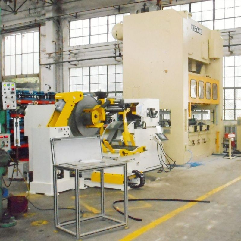 Roller Type Automatic Coil Straightener Feeder with Decoiler and Straightener