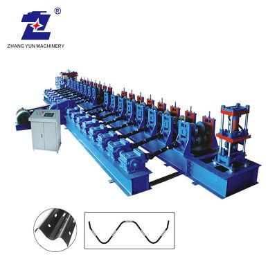Galvanized Metal Steel Highway Guardrail Roll Forming Machine for Road Protection