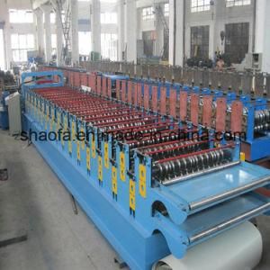 Galvanized Building Material Double Layer Roof Sheet Roll Forming Machine