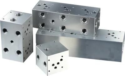 Standard Flow Parallel Circuit Manifold Aluminum CNC Machined Blocks