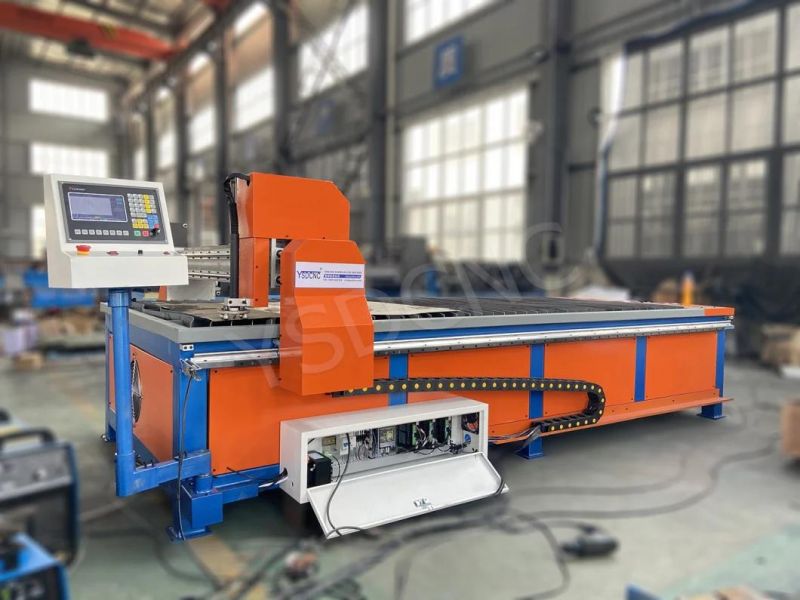 Galvanized Sheet Steel Desktop Plasma Cutter Machine HVAC Air Duct Steel Auto Tool Table CNC Plasma Metal Cutting Machine