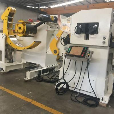 Roller Type Automatic Coil Straightener Feeder with Decoiler and Straightener