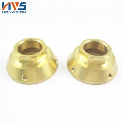 4 Axis CNC Fabrication CNC Milled Bronze Part OEM CNC Lathed Bronze Part