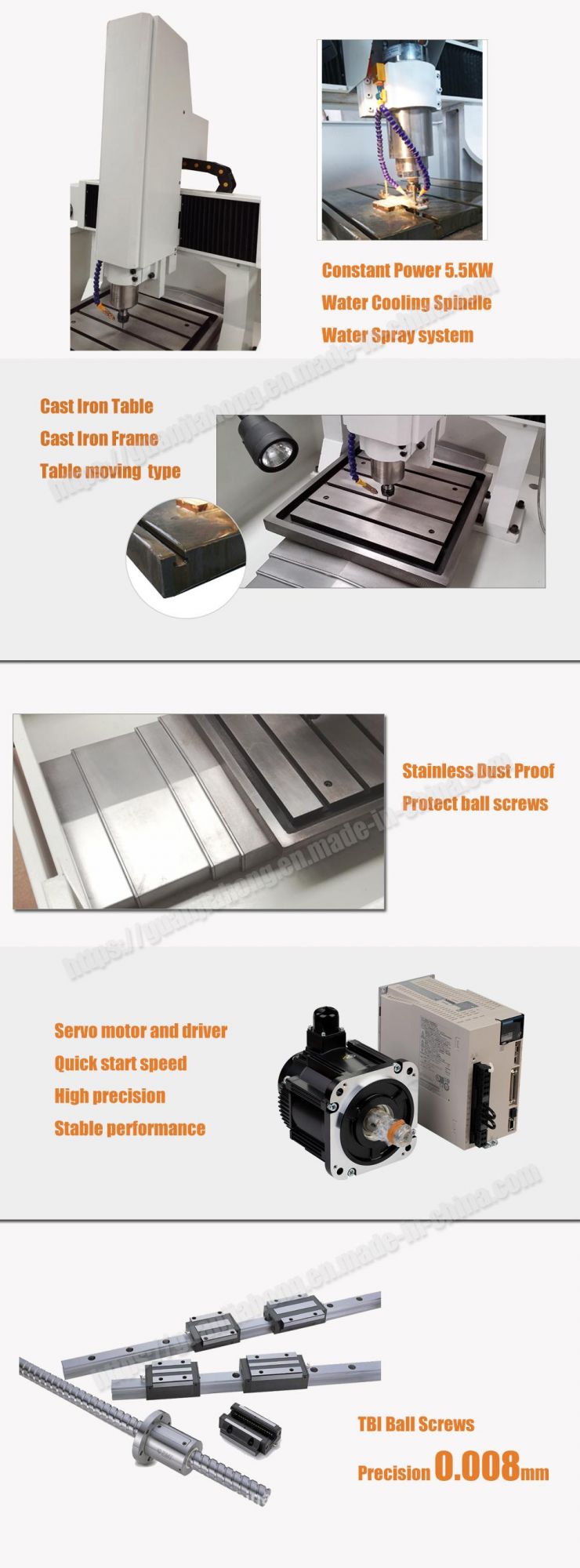 4040 CNC Metal Router for Iron, Copper, Aluminum, CNC Engraving Machine