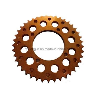 Customized CNC Machined 520 Sprocket 49 Aluminium Anodized