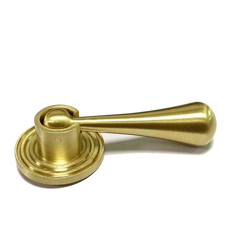 Brass Folded Handle CNC Machining for Door