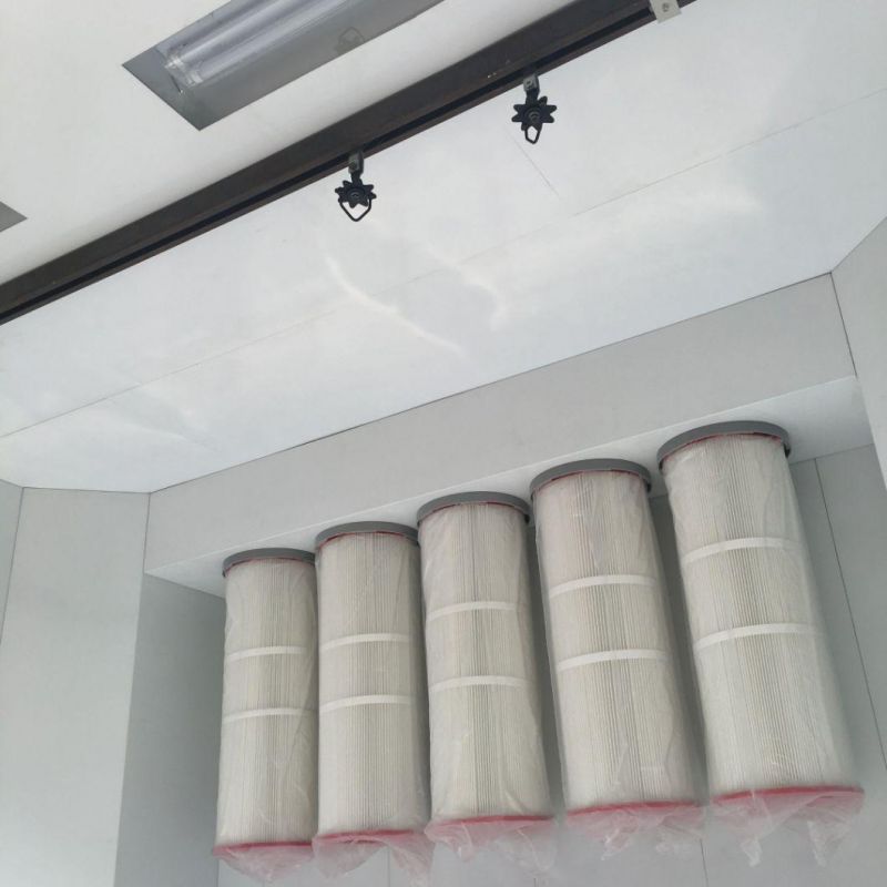 Walk in Powder Spray Booth for Coating Steel Furniture