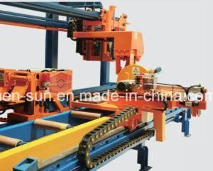 Aluminum Press Machine Three Heads Puller with Hot Saw
