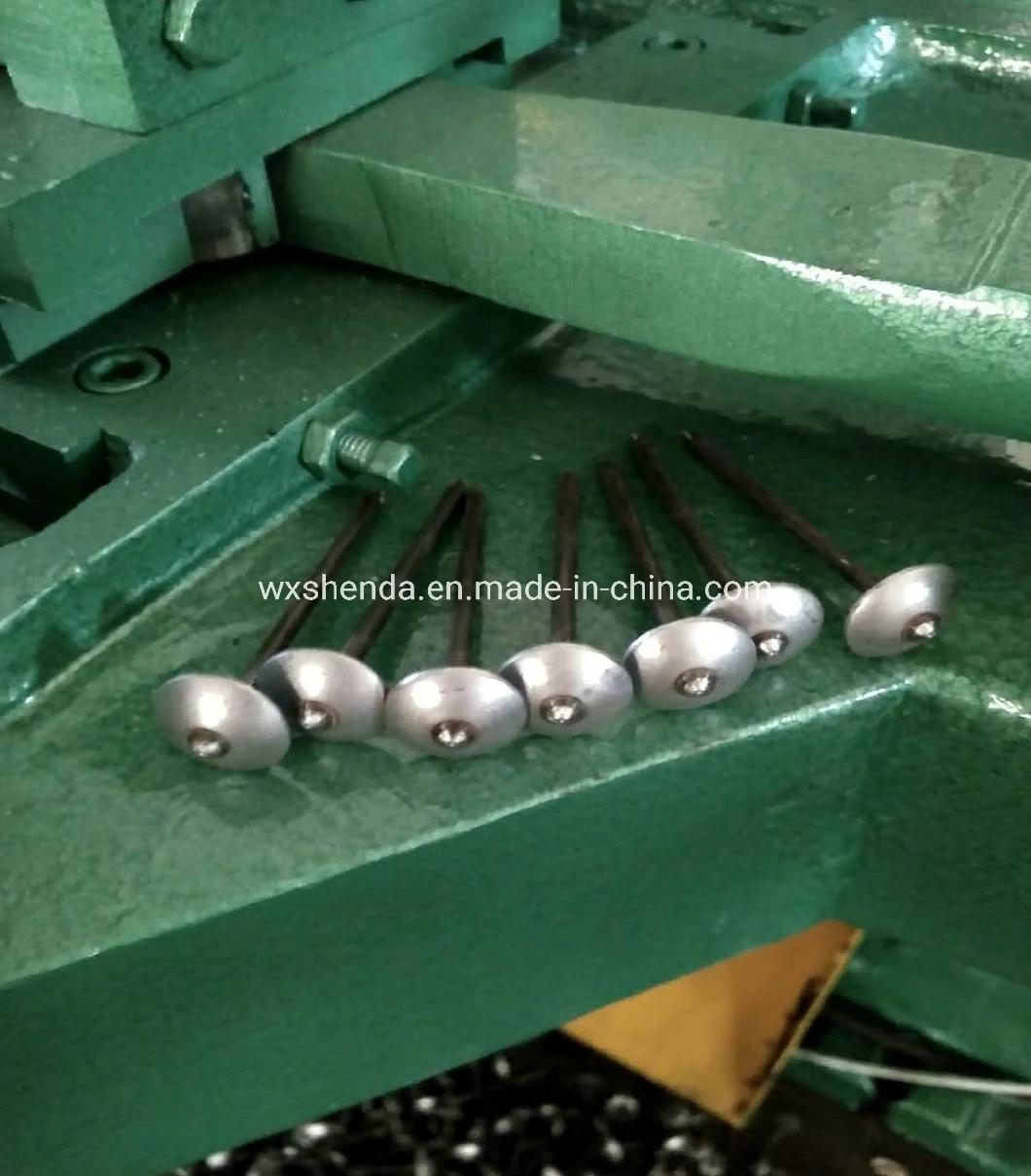 Automatic Umbrella Roofing Cap Nail Making Machines