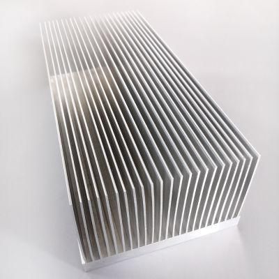 High Power Dense Fin Aluminum Heat Sink for Svg and Apf and Welding Equipment and Radio Communications and Electronics and Inverter and Power