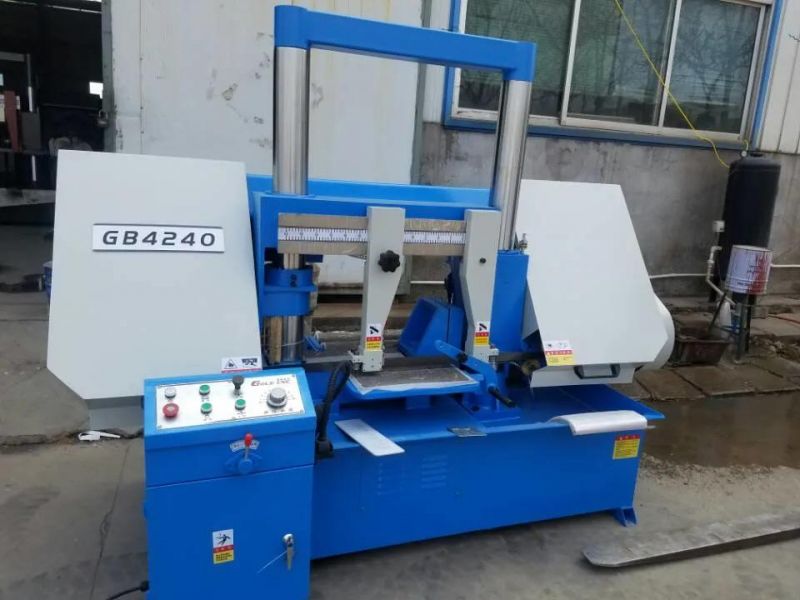Horizontal Metal Double Column Band Saw Cutting Machine Gh4240