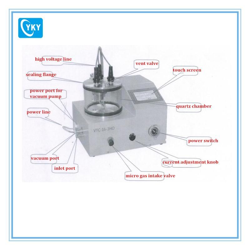 Compact Deshtop Single Target Magnetron Plsma Sputtering Coater