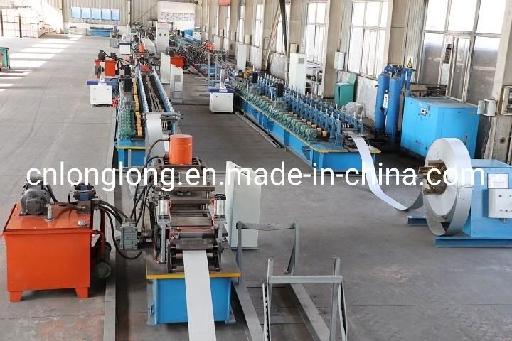 PV Steel Purlin C/U/Custom Profile/Steel Channel Roll Forming Machine for Solar Mounting Brackets Roll Former Factory