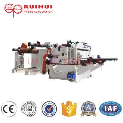 Automation Machine Decoiler Straightener Feeder for 6.0mm Thickness Sheet Metal Metal Stamping