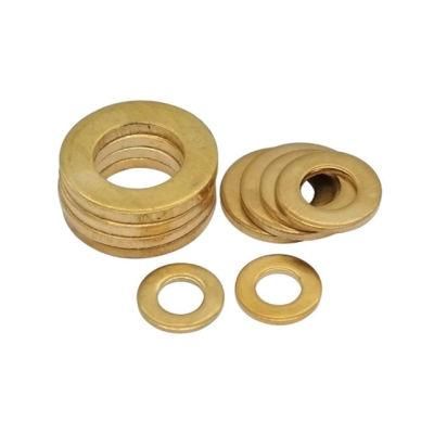 Customized M10 M11 M12 Brass Boat Red Brass Copper Plain Washer