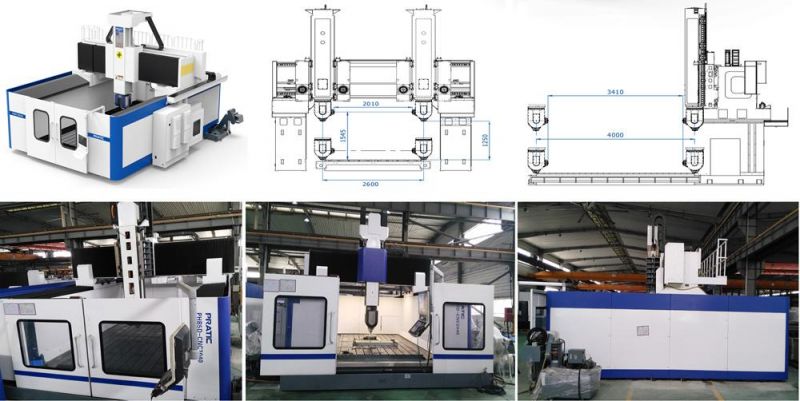 Metal Processing Gantry Machining Center with CE and ISO Certification