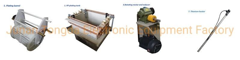 Electroplating Machine Electrolysis Copper Machine Electroplating Barrels