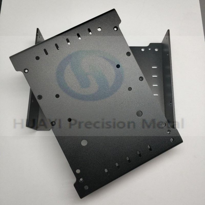 High Quality Precision Customized Black Steel Sheet Metal Products for Device