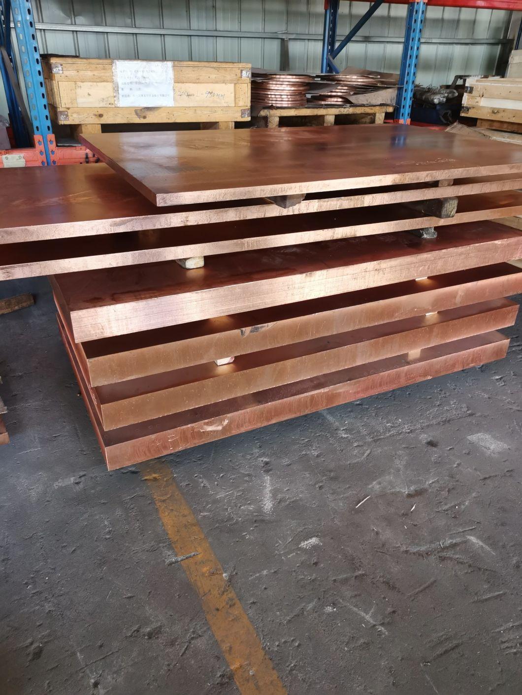 Steel Plant Used Copper Alloy Mould Plate Crystallization C10700 Cuag