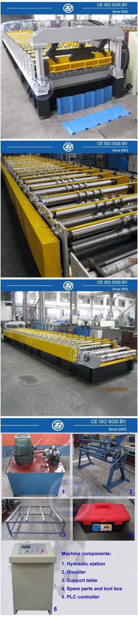 Automatic Metal Roof Cold Roll Forming Machine for Warehouse