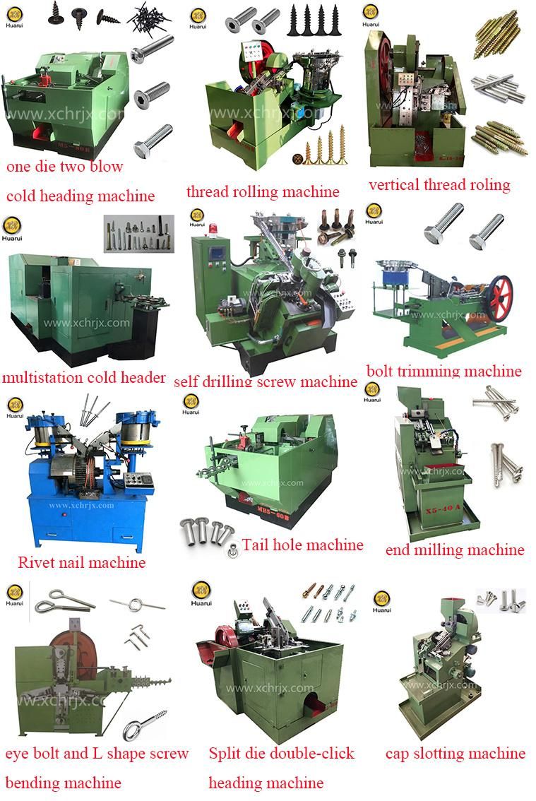 Drywall Chipboard Self Tapping Screw Making Machine Thread Rolling Machine Cold Heading Machine