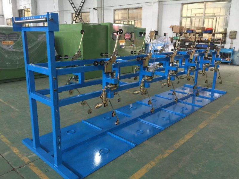Electrical Copper Cable Unilay Wire Winding Rewinding Bunching Buncher Stranding Double Twist Annealing Tinning Extruder Extrusion Making Drawing Machine
