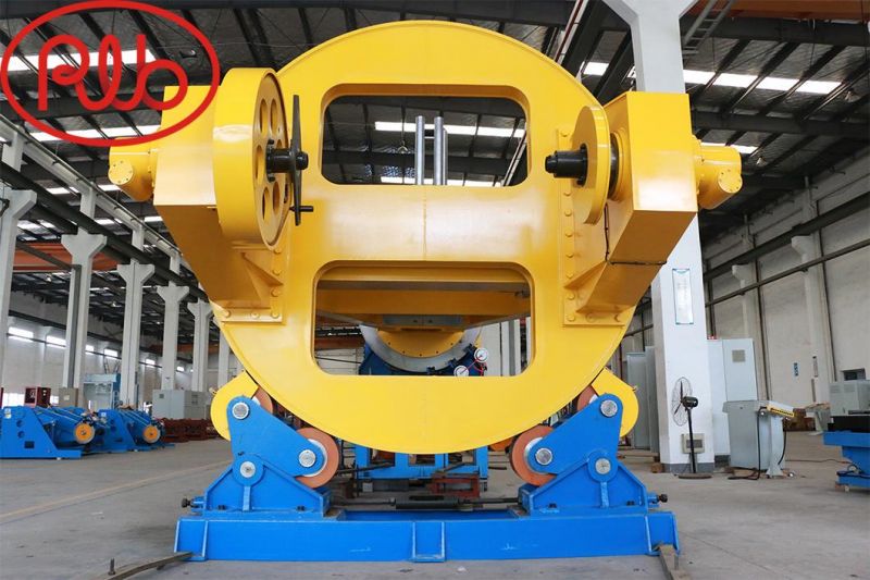 Copper and Aluminum Cable or Wire Drum Twister Cabling Machine with Steel Wire Armoring