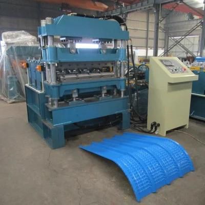 Metal Panel Material and Ce/ISO Certification Automatic Horizontal Hydraulic Roof Sheet Crimping Curved Roll Forming Machine