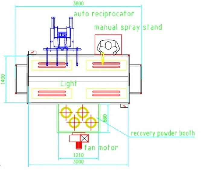 LPG Tank Powder Spray Booth