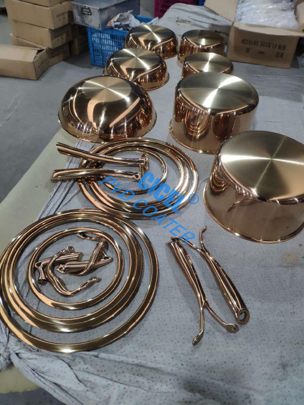 Cicel Tableware/Pans/Cups Gold Plating Machine/Plant