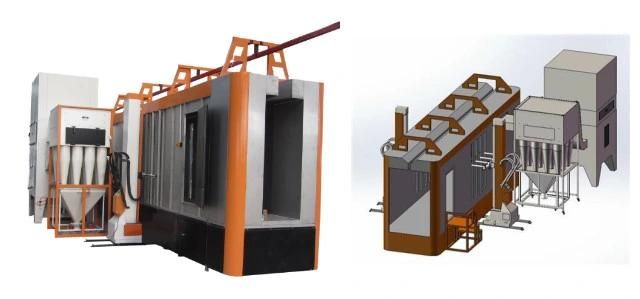 Multi Cyclone Powder Coating Spray Booth