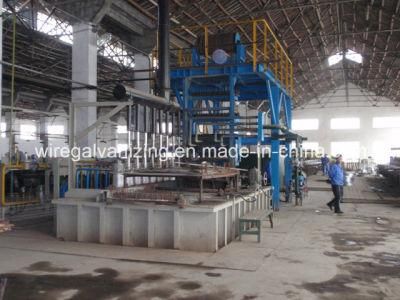 Steel Wire Galfan Hot DIP Galvanizing Equipment with Ce Certificate