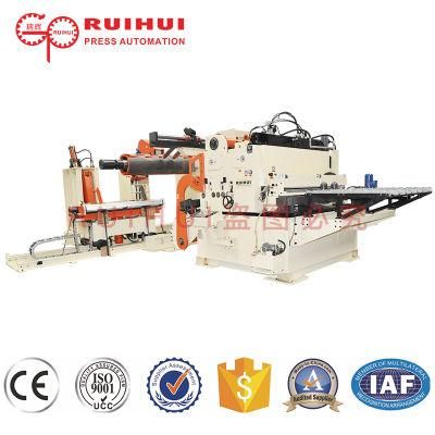 High Speed 3 in 1 Compact Decoiler Steel Coil Straightener Power Press Feeder