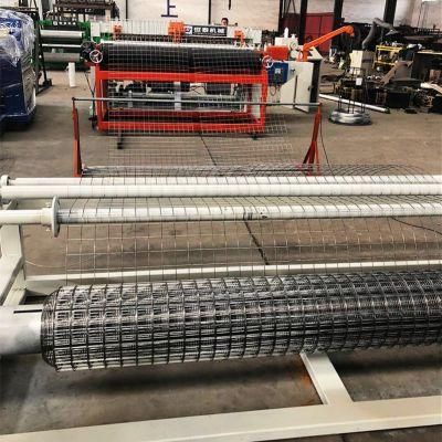 1.8-3.0mm Rubber Shaft Welded Wire Mesh Rolling Machine