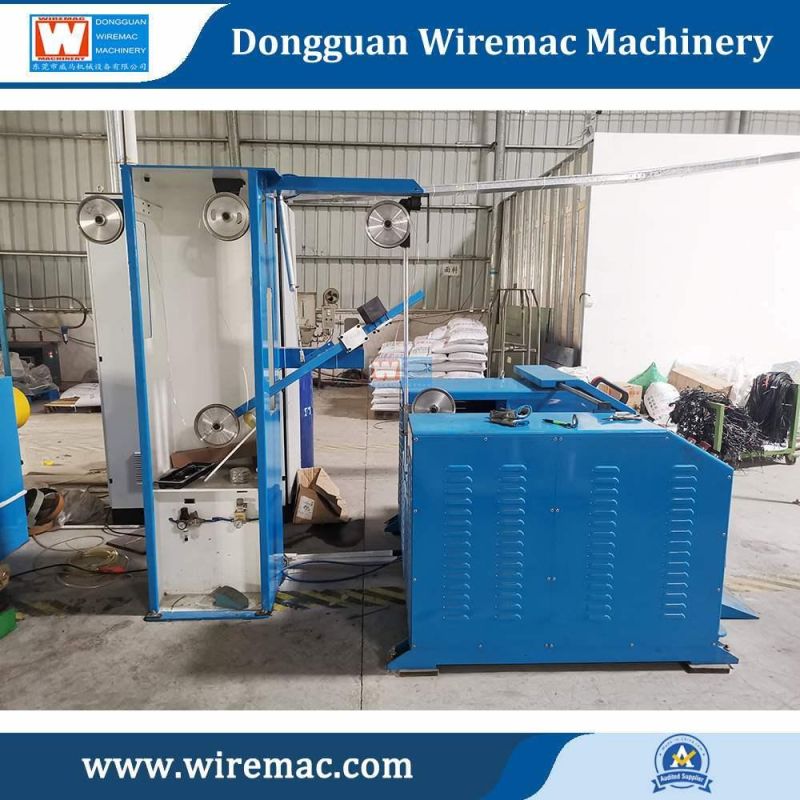Pid Control 21 Die 19 Gauge/Gage Aluminum Copper Wire Drawing Machine with Double Spooling Take up