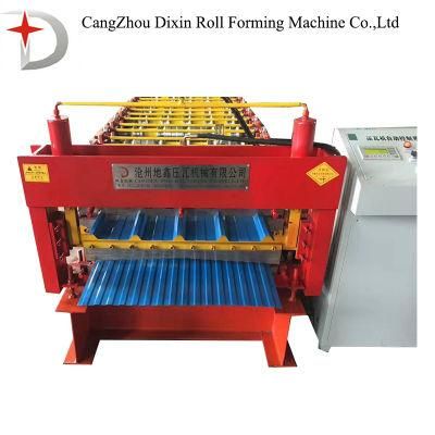 Dx Double-Layer Color Steel Sheet Roof Panel Roll Forming Machine